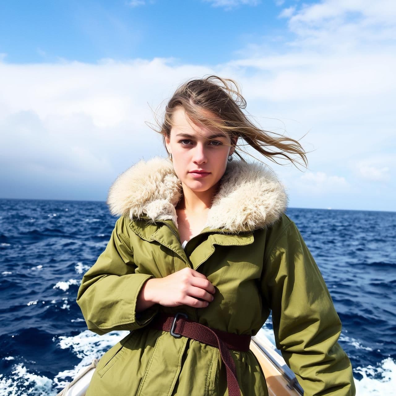 AI generated: Lady gust looking dangerous