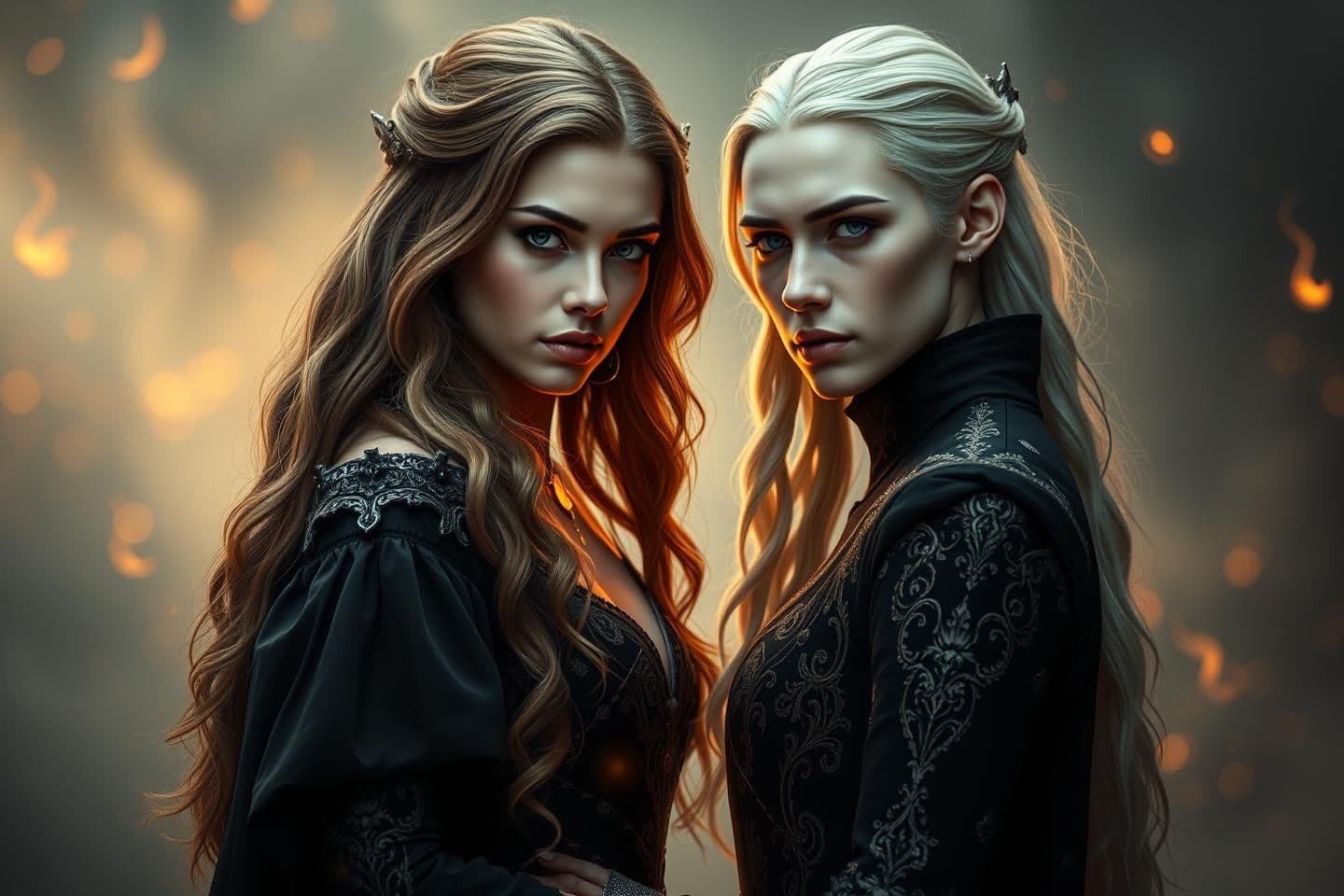 AI generated: Create a hyper-realistic, cinematic fantasy romance book cover. Resolution: 300 DPI. Aspect ratios required:
Print version: 6 x 9 inches front cover only (add bleed: total front d