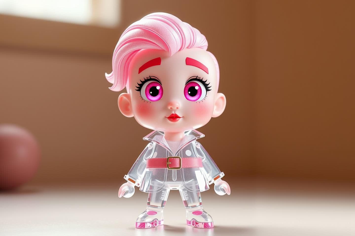 AI generated: Style: Realistic + Cartoon hybrid (Pixar style)
Material: Transparent shiny sugar crystal
Body Shape:
Slim but slightly rounded edges (jaise boiled sugar statue)
Surface par mic