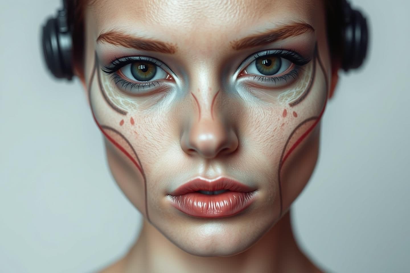 AI generated: Delve into the psychological implications of radical body modification. Imagine a future where clothing is obsolete, replaced by bio-engineered skin alterations. Explore the societ