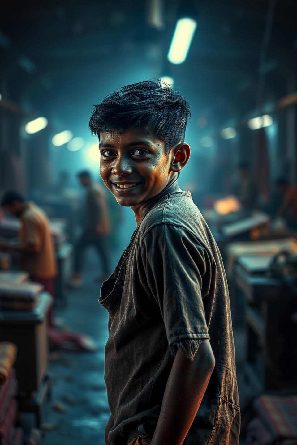 AI generated: IMPORTANT: Generate with all text in Hindi script only. Photorealistic, cinematic, 4k
(Advanced Prompt – Version 1 (Cinema-Level Realism)
“In the soft blue light of sunrise, a 14