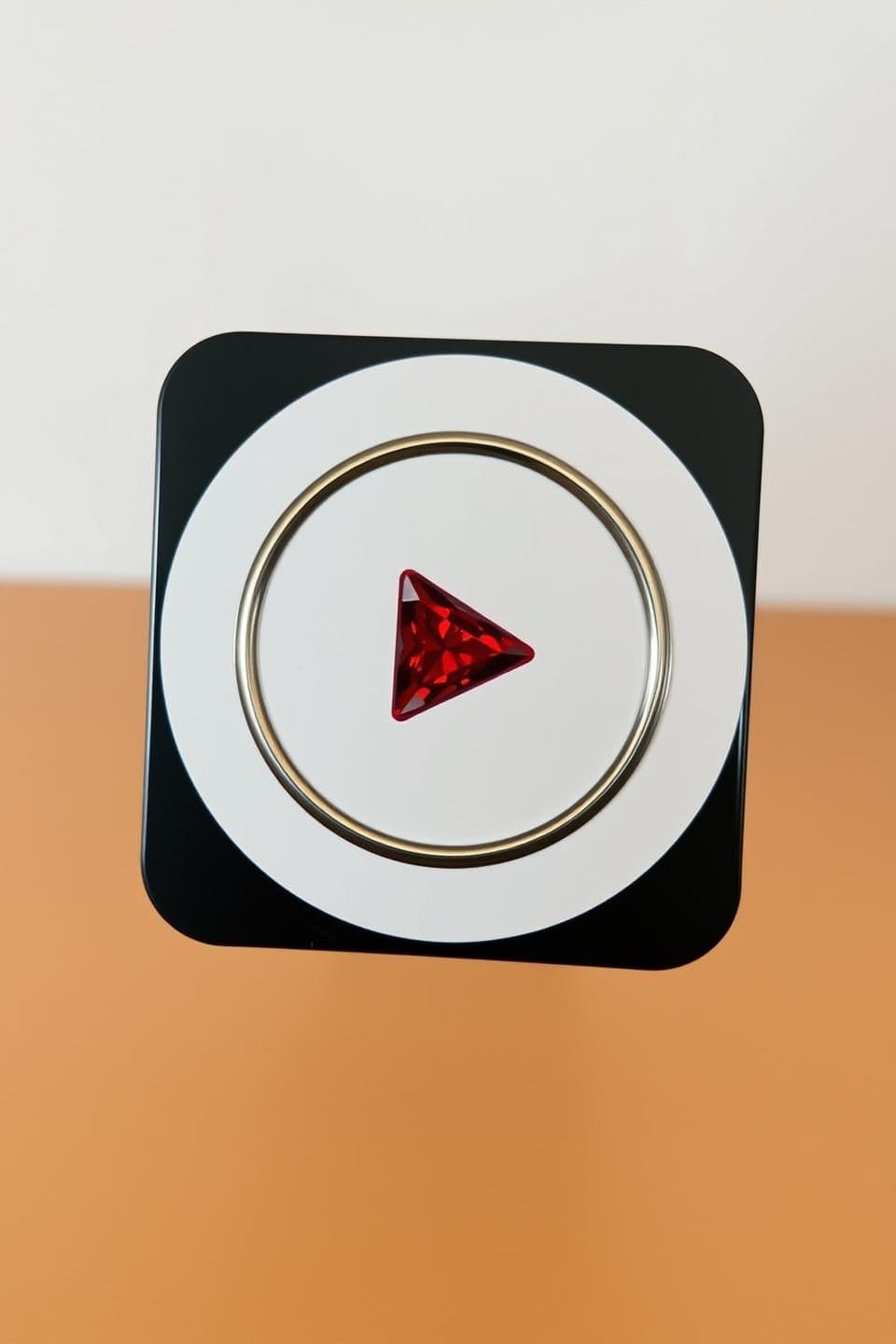 AI generated: 4. Custom Play Button – 50 Million Subscribers
At 50 million subscribers, YouTube gives creators a Custom Play Button.
These awards are unique and specially designed for each chann