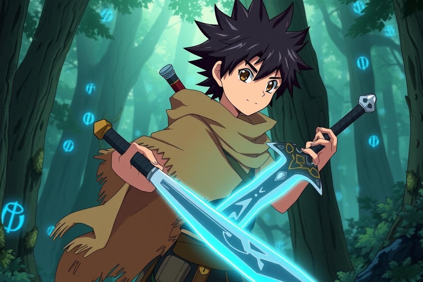 AI generated: 1. Main Character / Hero
Description: A courageous yet slightly inexperienced young warrior, tasked with a mysterious mission. They carry a sword, possibly enchanted, and have a h