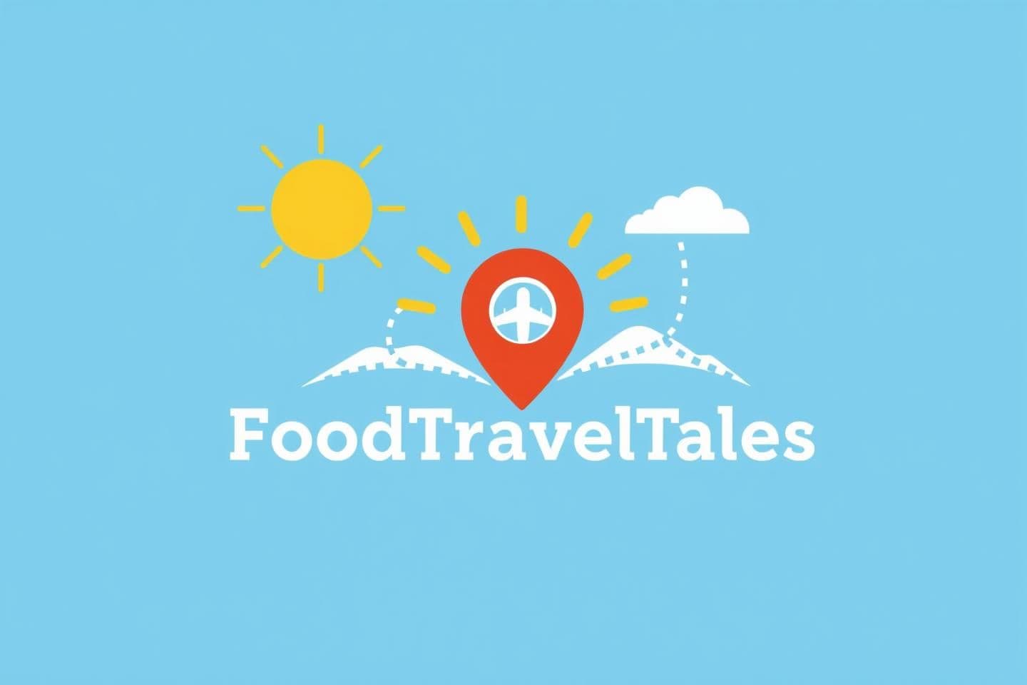 AI generated: Create a vibrant and energetic logo for FoodTravelTales, a brand that blends food, travel, and storytelling.
Primary elements to include:
An airplane
A location pin
A dotted nav