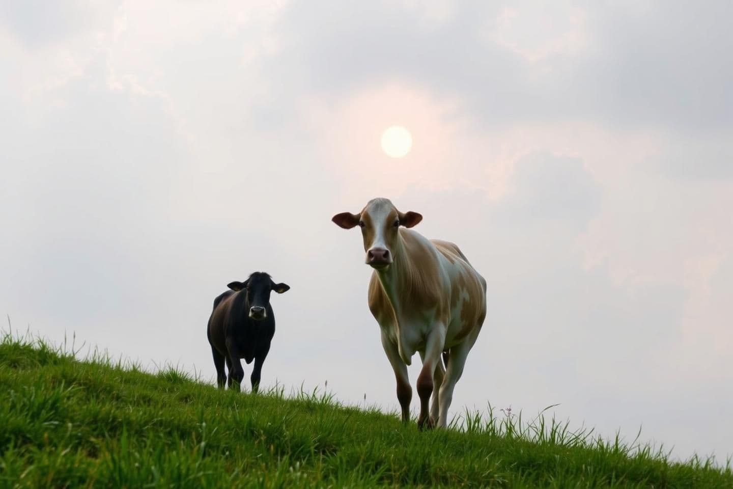 AI generated: IMPORTANT: Generate with all text in Hindi script only. One devotee got a glimpse of God in just one minute. While grazing cows, he noticed that some people were behaving inappropr