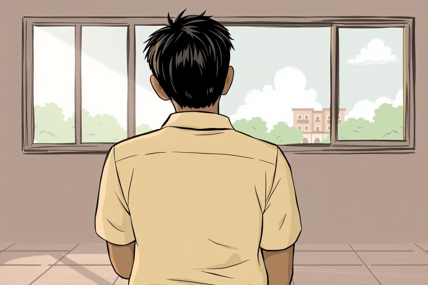 AI generated:
**Title: Until She Knew**
**Genre**: Romance, Coming-of-Age, School Life, Drama
---
**Chapter 1: The Backbench View**
Chintu sat in the last row of Class 10-B, right by the wi