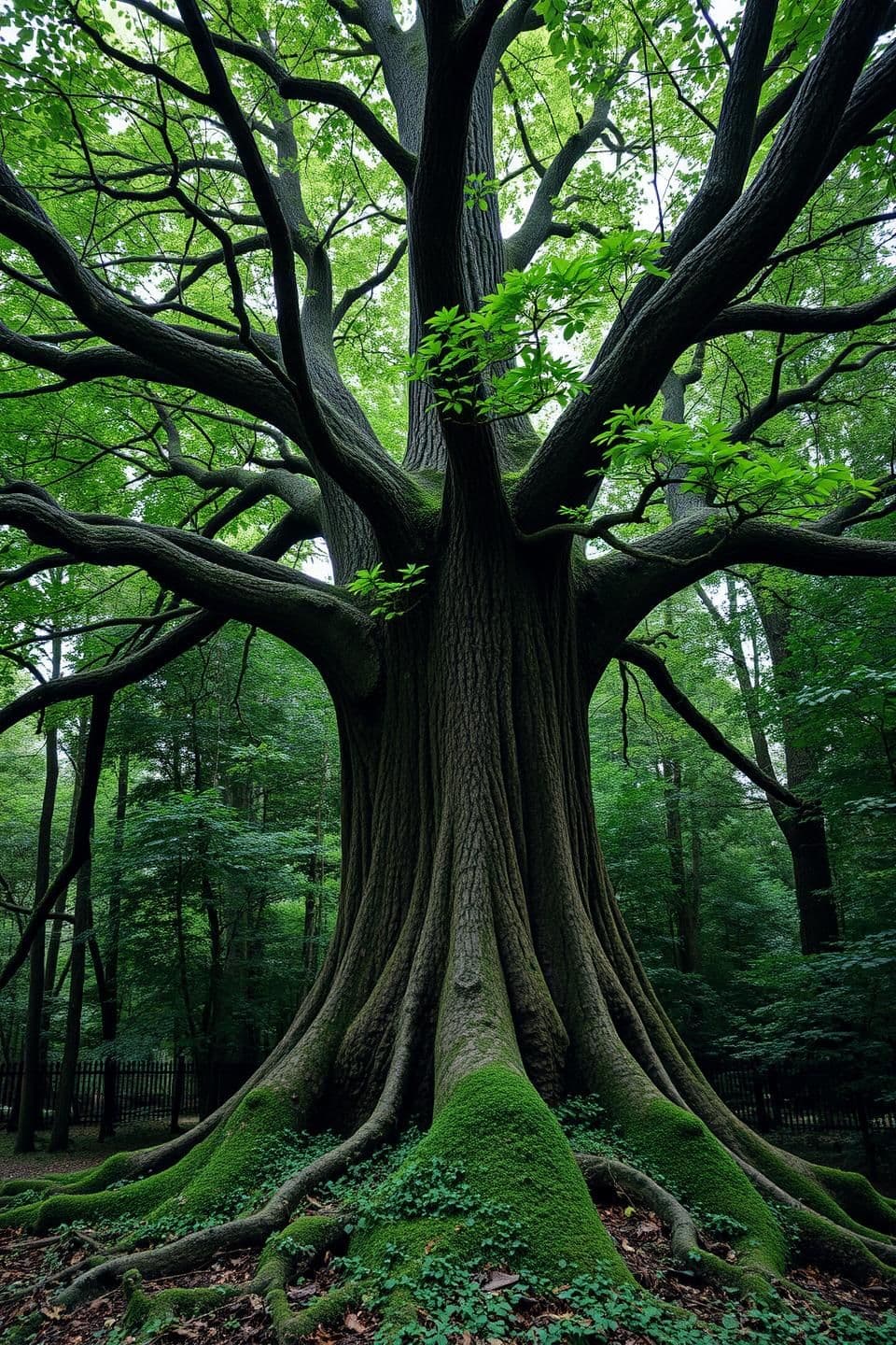 AI generated: Millions of us use messaging apps to communicate with each other, gossiping, joking, and wooing our way to friendship. Trees also talk to each other, but while we have the World Wi