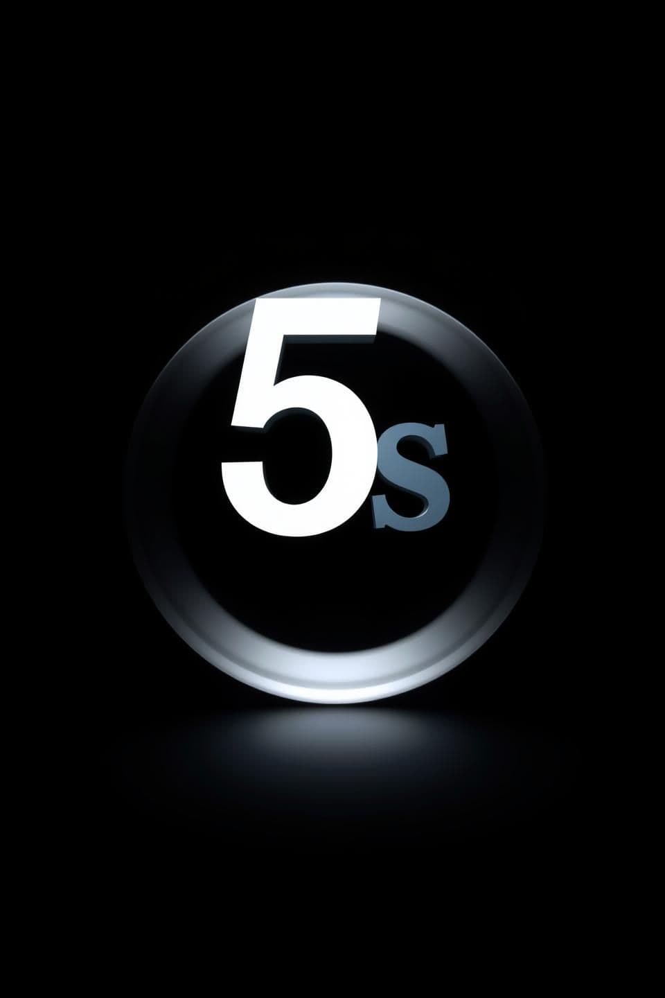 AI generated: masterpiece, best quality, hd resolution, a clean and minimalist animation of the "5S" methodology text (Seiri, Seiton, Seiso, Seiketsu, Shitsuke) elegantly written in a modern san