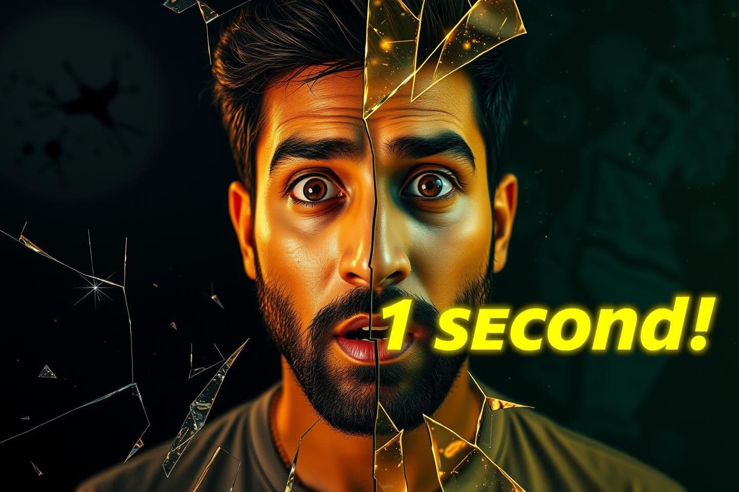 AI generated: "A hyper-realistic, high-detail YouTube thumbnail for a video titled 'Change Your Thinking.' The image must feature a dramatic visual contrast: A South Asian male (You) centered in