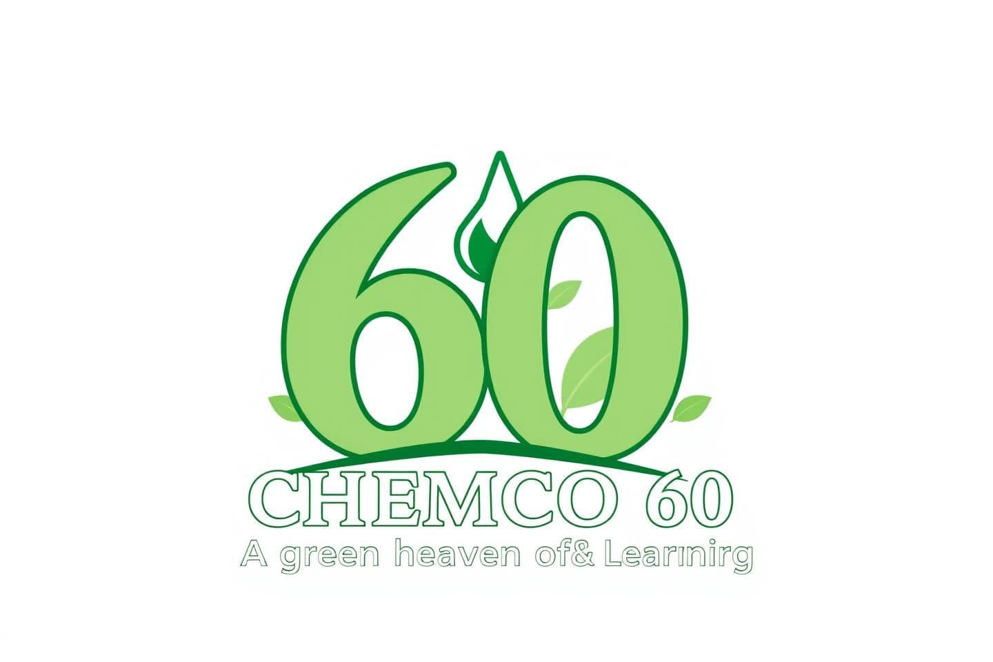 AI generated: Theme
CHEMCO 60 - "A green heaven of healing & Learning"
Design Guidelines
The logo should reflect the number 60 and represent the Diamond Jubilee theme.
Simple, original, and