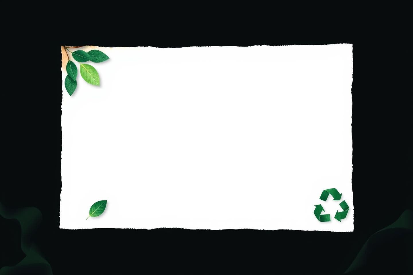 AI generated: Prompt: A professional corporate brochure background for a sustainability competition, A4 vertical aspect ratio. Minimalist design. Color palette: Deep Forest Green (#2E7D32) borde