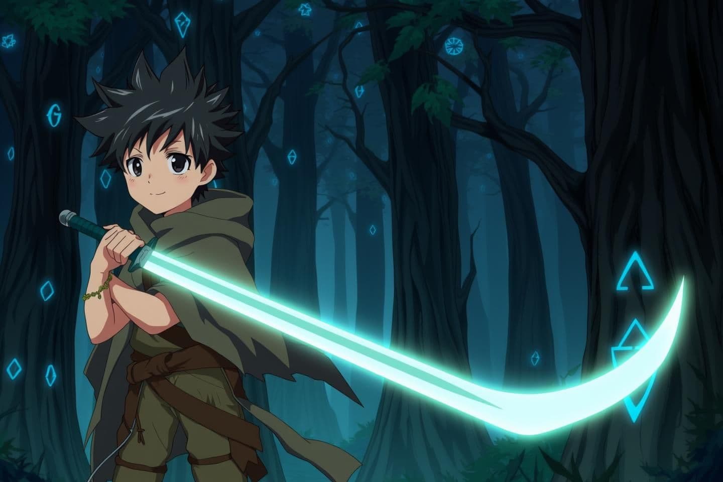 AI generated: 1. Main Character / Hero
Description: A courageous yet slightly inexperienced young warrior, tasked with a mysterious mission. They carry a sword, possibly enchanted, and have a h