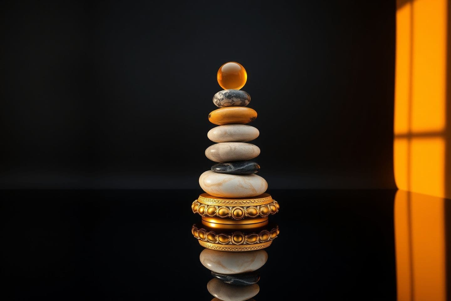 AI generated: Make an image filmed in the full HD landscape with photo quality 8k image that is done in golden hour applying rule of thirds and keep the golden ratio in which the image include