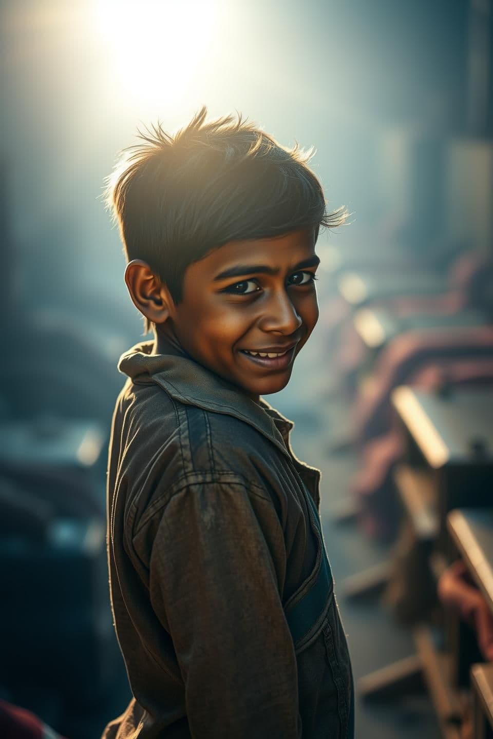 AI generated: IMPORTANT: Generate with all text in Hindi script only. Photorealistic, cinematic, 4k
(Advanced Prompt – Version 1 (Cinema-Level Realism)
“In the soft blue light of sunrise, a 14